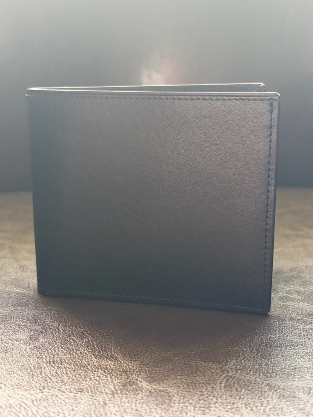 Coach Men's Black Leather Card Holder Wallet - Picture 2 of 6